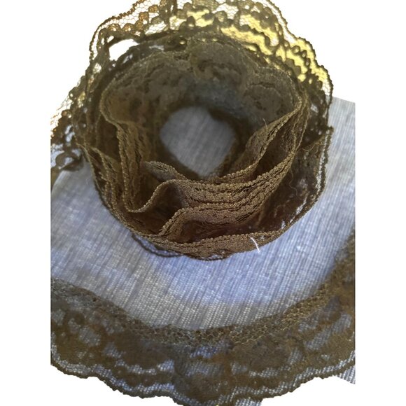 VTG Black Assorted Decorative Trim Lace & Ribbon Set Lingerie Crafts Totes - Picture 6 of 16